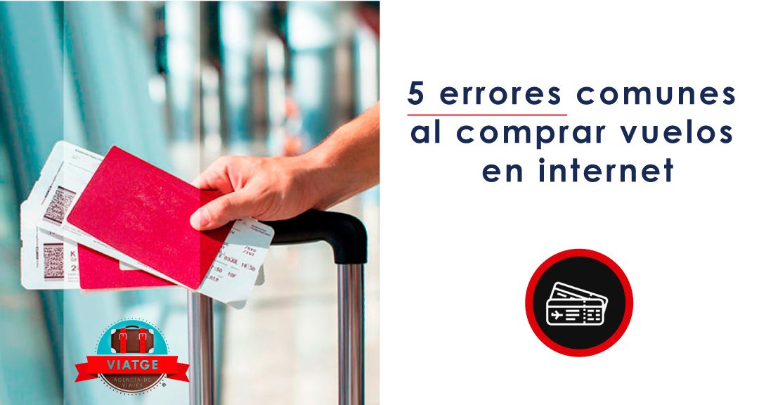 5 errores comunes al comprar vuelos en internet